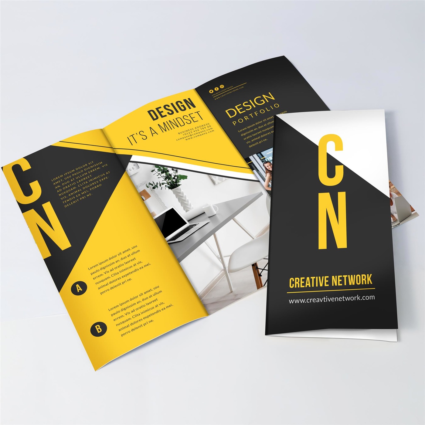 Glossy Business Advertising Flyers and Brochures